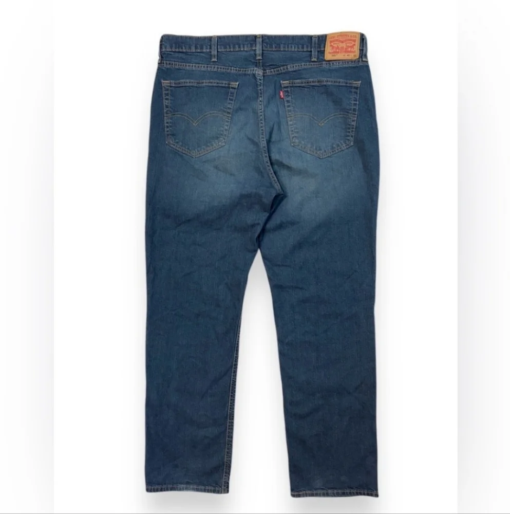 LEVI’S 541 Athletic Taper Jeans Midnight Medium Wash Stretch 40 x 32
